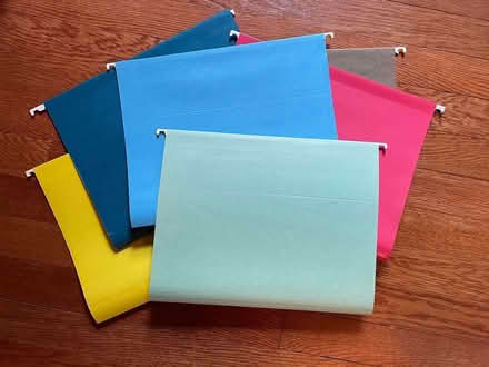 Photo of free Hanging folders - letter size (Silver Spring Four Corners) #1
