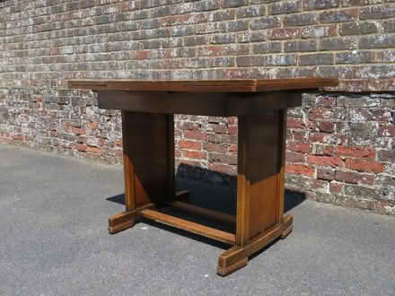 Photo of free 1949 Walnut Dining Room Table with extending leaves, (West Worthing BN11) #1