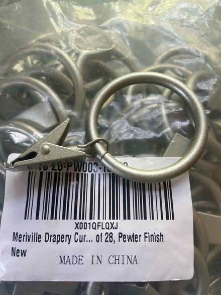 Photo of free Drapery rings (Simbury ct) #2