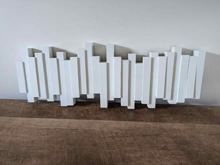 Photo of free White coat hook rack (Feering) #1