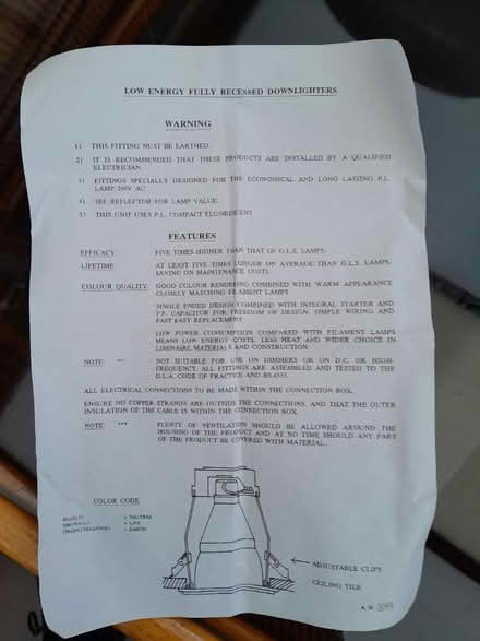 Photo of free Ceiling lights x 2 NEW (Cabinteely Co Dublin) #2