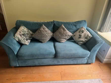 Photo of free Sofa, Cuddler and Footstall (BR6) #1