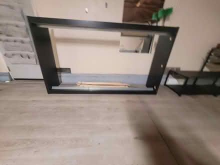 Photo of free Sturdy plastic shelf and wooden cot (Snell Light Rail) #1