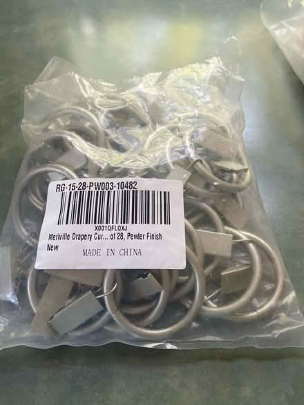 Photo of free Drapery rings (Simbury ct) #1