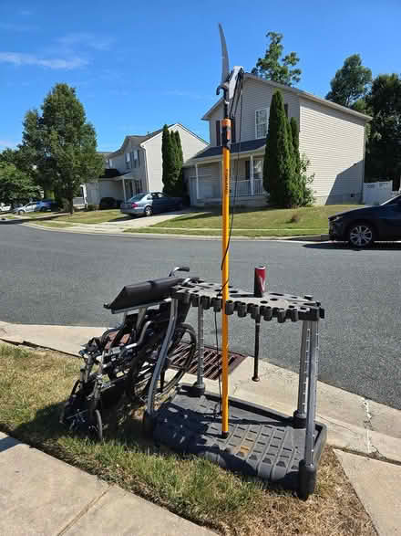 Photo of free Garden tool organizer, wheelchair & (2808 Profitt Path, Edgewood) #1