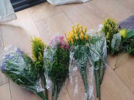Photo of free Bunches of plastic flowers (W12) #1