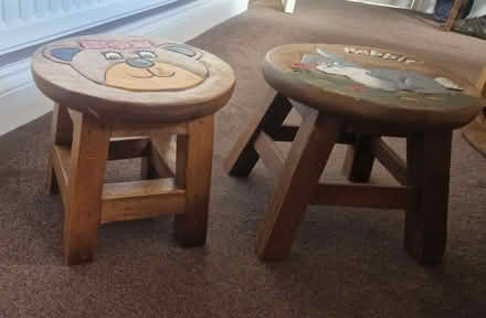 Photo of free Two kids wooden stools (Southcote RG30) #1