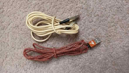 Photo of free 2x USB to micro USB cables (Beeston NG9) #1