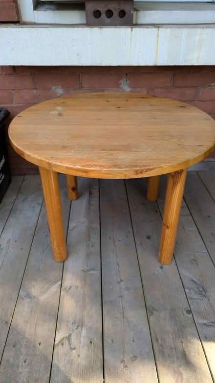 Photo of free Wooden coffee table (James & Kent) #1