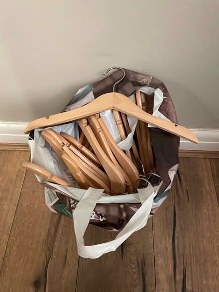 Photo of free Children’s Ikea wooden hangers (Coulsdon, CR5) #1