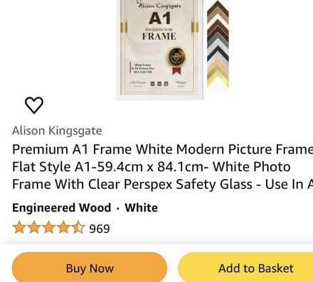 Photo of free Picture frame not used (Gu29ng) #1