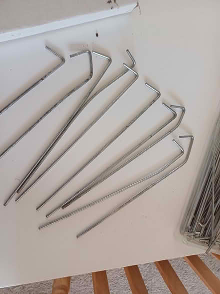 Photo of free ⛺ Camping pegs -50 pack galvanise metal tent pegs 9" (Orgreave S13) #3