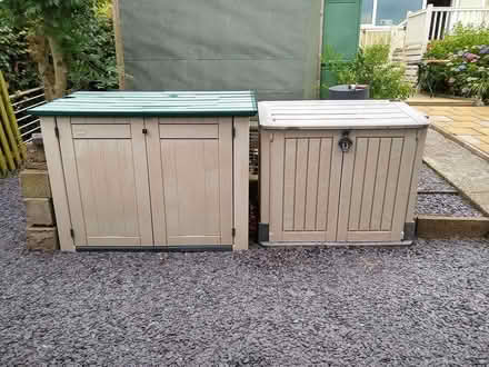 Photo of free plastic garden storage boxes (benllech) #1