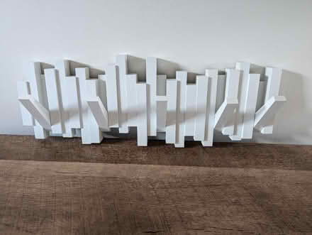 Photo of free White coat hook rack (Feering) #2