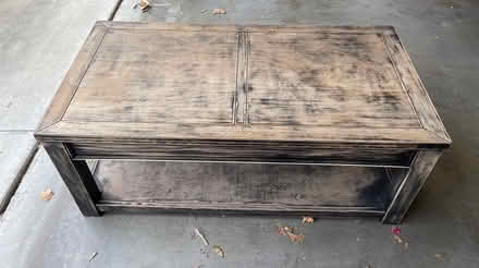 Photo of free Unfinished coffee table (Oak Park, CA) #1