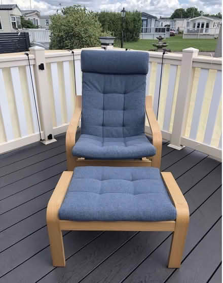 Photo of Poang chair and/or footstool (Ecclesall) #1
