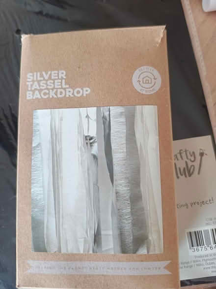 Photo of free Silver tassel backdrop (TQ14) #1