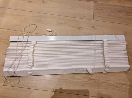 Photo of free White roman blind (Bexleyheath) #1