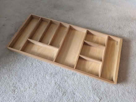 Photo of free Large wooden cutlery tray (Caversham RG4) #1