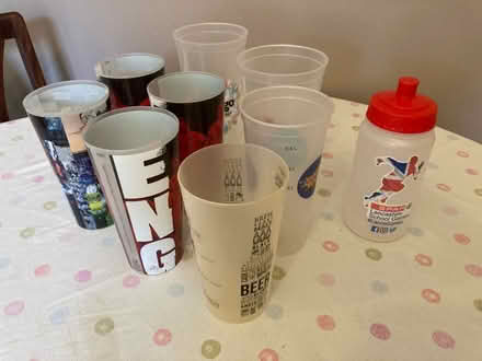 Photo of free Assorted plastic beakers etc (High Wood, Lancaster) #1