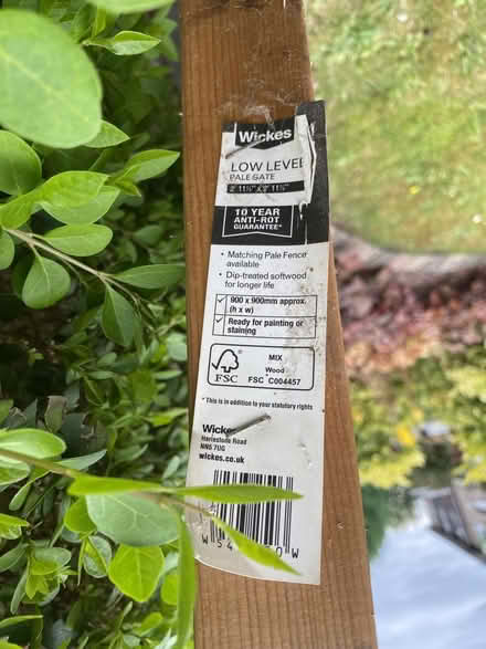 Photo of free Small wooden gate (Haldens AL7) #2