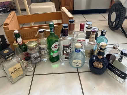 Photo of free Liquor bottles - empty (Dutch neck) #1