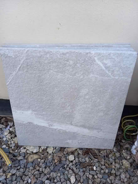 Photo of free 7 grey floor tiles (Princethorpe, CV23) #1