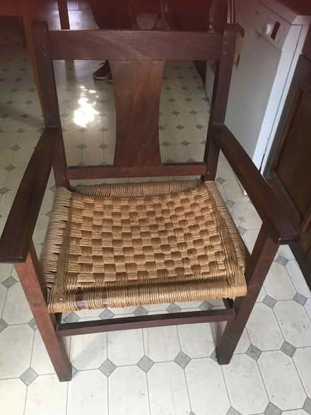Photo of free Irish string seat dining chair (Putney SW15) #1