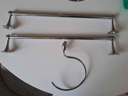 Photo of free Chrome towel rails (Weybridge KT13) #1