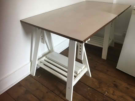 Photo of free 2 trestles and table top (Putney SW15) #1