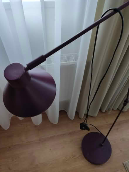 Photo of free Purple/ plum floor lamp (Frechville) #2