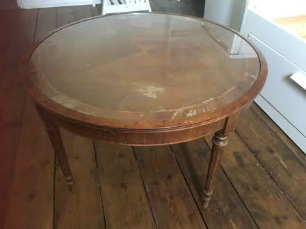 Photo of free Glass topped low table (Putney SW15) #1