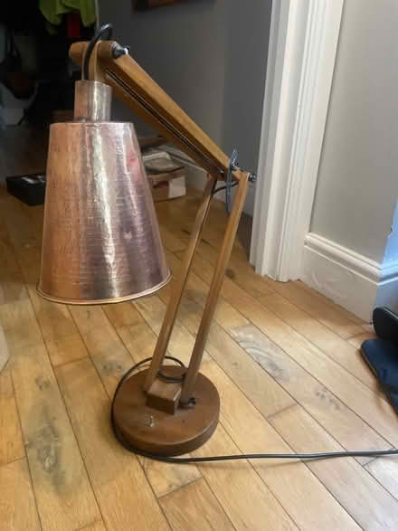 Photo of free Broken copper lamp (E8) #1