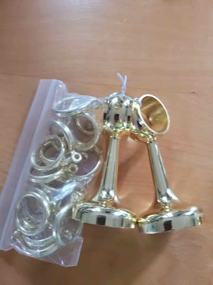 Photo of free rod holder and drapery hoops (kiz 7p3) #1