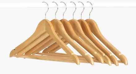 Photo of free Ten wooden coat hangers (Green Street Green BR6) #1