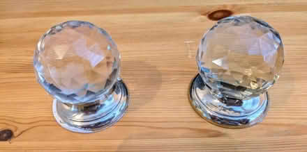 Photo of free 2 crystal cupboard door knobs (Hampton TW12) #1