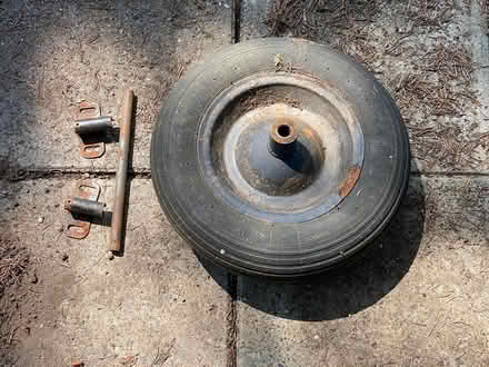 Photo of free Wheelbarrow Wheel (Lake Forest Park) #1