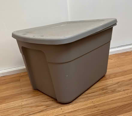 Photo of free large plastic storage bin (oakland) #1