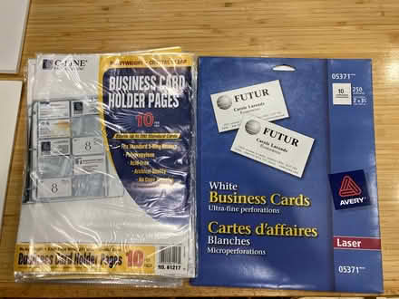 Photo of free Printable Business cards & holders (Hintonburg) #1