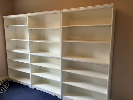Photo of free Set of three solid wood bookcases (Dublin 4) #1