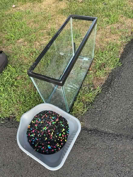 Photo of free Fish tank and pebbles (NOT BUCKET) (Great Falls) #1