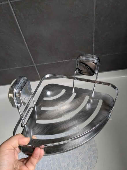 Photo of free Metal Corner Bathroom Shelf (RG48DH) #1