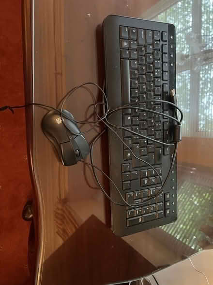 Photo of free USB Keyboard and Mouse. Used Working. (Lostock Junction BL6) #1