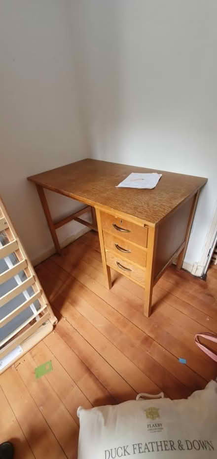 Photo of free Desk with 3 drawers (Lansdown, Stroud) #1