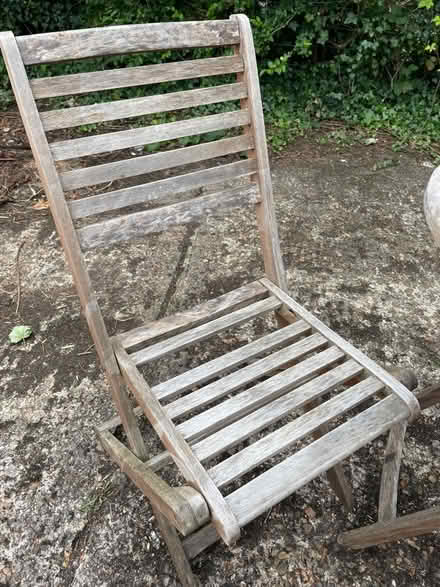 Photo of free Wooden Chairs and table (SM5) #2