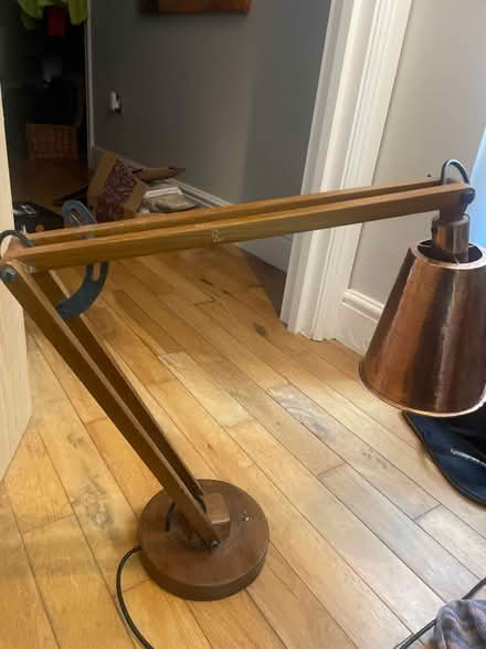 Photo of free Broken copper lamp (E8) #3