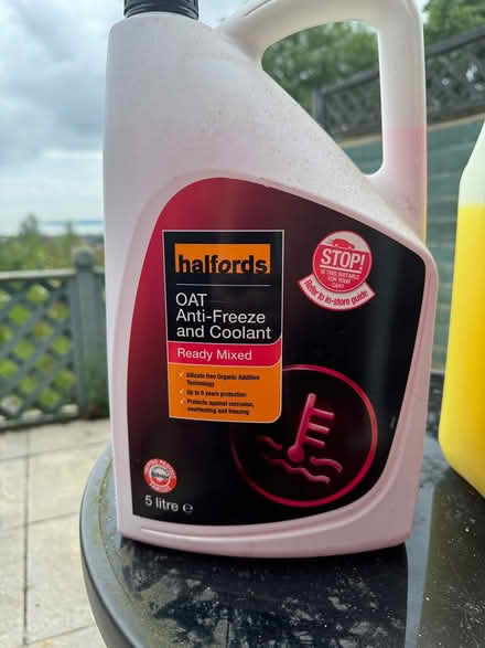 Photo of free Halford car coolant/anti freeze (Belfast BT14) #1