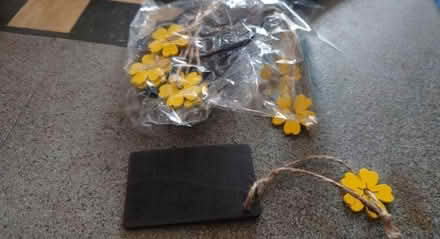 Photo of free Pack of 6 wooden chalkboard tags (HP19, Watermead, Aylesbury) #1