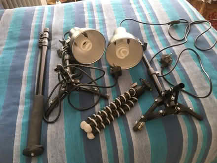 Photo of free Studio lights, monopod, gorillapod (Haversham MK19) #1