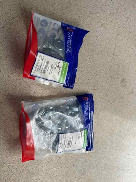 Photo of free Hexagon nut and flat washers (PO12 Alverstoke) #1